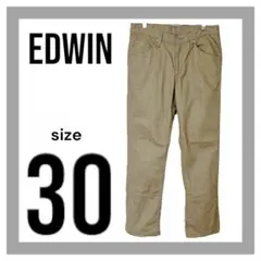 EDWIN エドウィン　チノパン風【30／M】ベージュ カジュアル　着回し抜群