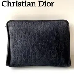 希少!クリスチャンディオール Dior クラッチバッグ トロッター レザー