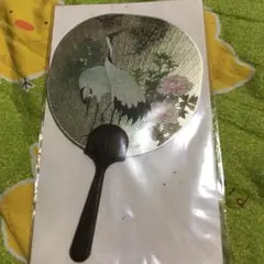 鶴のうちわ　レターセット
