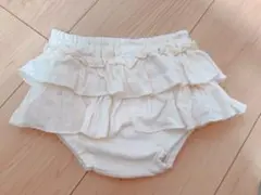 【Kufuu】フリル付き ブルマスカート　70〜90cm