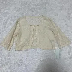 【新品未使用】tiara ティアラ 白 ホワイト レース カーディガン