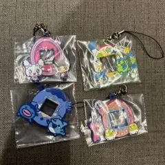 たまごっち 一番くじ Ｆ賞 きらきらラバーチャーム 4個セット