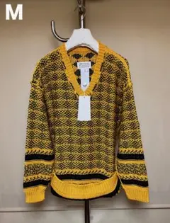 新品 M マルジェラ 22ss オーバサイズ リバースニット 3267