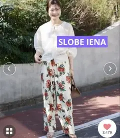 感謝セール　SLOBE IENAprintイージーパンツ　新品