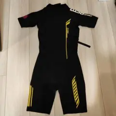 tusa 半袖ウェットスーツ 130 ブラック/イエロー　タッパー　キッズ