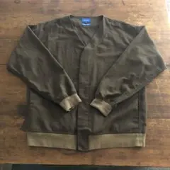 BEAMS ポリエステルカーディガン　カーキ　S 美品