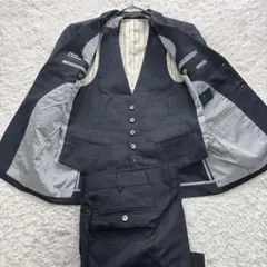 ✨極美品✨ LANVIN ランバン　スリーピーススーツセットアップS相当