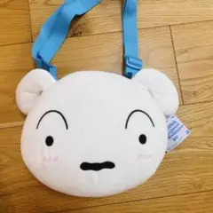 クレヨンしんちゃん　シロ　肩掛けぬいぐるみバッグ