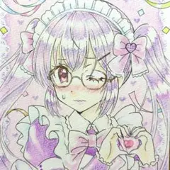 オリジナル 女の子 メイド イラスト アート