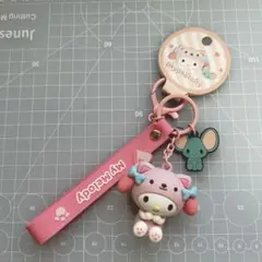 中国限定 サンリオ公式 マイメロディキーホルダー 新品タグ付き未使用