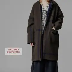 GALLEGO DESPORTES ダブルフェイス ノーカラーコート です♡