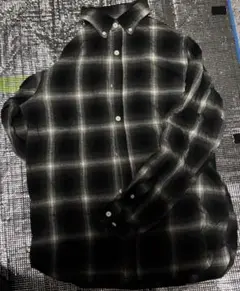 Naturalstory チェックネルシャツ シティーボーイ ガール 黒白