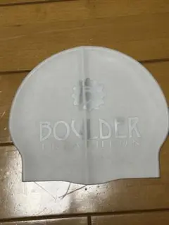 BOULDER TRIATHLON シリコンキャップ ホワイト