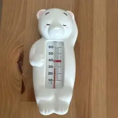 【美品】pigeon クマ型 湯温計 0〜60℃
