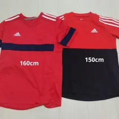 adidas サッカーシャツ 二枚セット