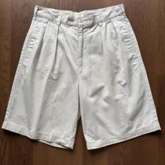 【vintage】90s USA製 J.CREW ツータック　チノ　ハーフパンツ