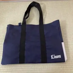 西武ライオンズ　応援トートバッグ ネイビー