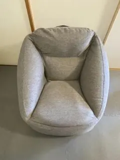 美品　無印良品　空気でできたソファ　エアソファ　グレー