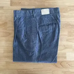 希少　デッドストック　USA製80's シャンブレー　2タック　パンツ　w29