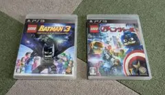 PS3　レゴ マーベルアベンジャーズ　レゴ バットマン3 ザ・ゲーム