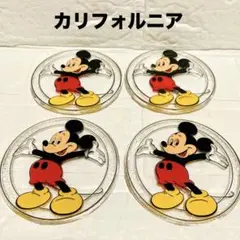 USA ミッキーマウス コースター 4枚セット
