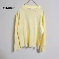 レナウン　CHARGE 綿100 コットン　カットソー　長袖シャツ　明色　淡色