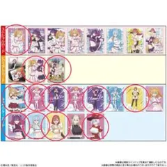 2.5次元の誘惑ウエハース　18枚