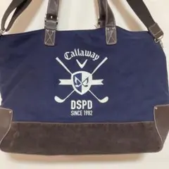 Callaway トートバッグ ネイビー/ブラウン