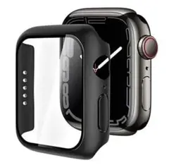 AppleWatch Series7 45mm 用 ケース PCガラス保護カバー