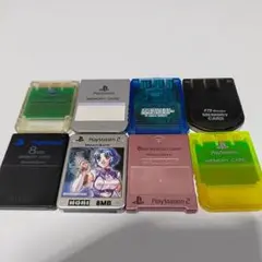 PlayStation&PlayStation2 メモリーカード 8枚セット