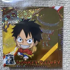 ワンピース　大海賊シールウエハースLOG.9　モンキー・D・ルフィ　25th