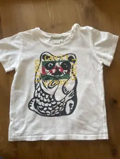 【GUCCI】たぬきと鯛デザイン Tシャツ