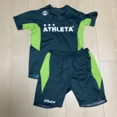 ATHLETA フットサルウェアセットアップ　リバーシブル　緑