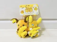 磁石でくっつくペアマスコット にたものどうし ライチュウ＆アローラライチュウ