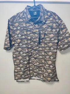 【新品】FieldCore 魚柄 半袖シャツ Mサイズ