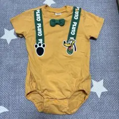 futafuta ディズニー プルートロンパース サスペンダー 80