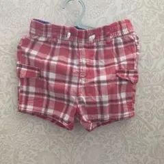 H&M 赤と白のチェック柄 ボトムス EUR 92