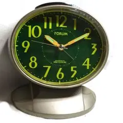 ​【希少】SEIKO セイコー FORUM 目覚まし時計 流れる秒針 昭和レトロ