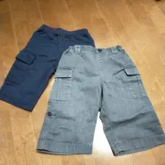 コムサイズムキッズ　ハーフパンツ 2枚