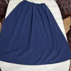 UNIQLO ネイビー ロングスカート L