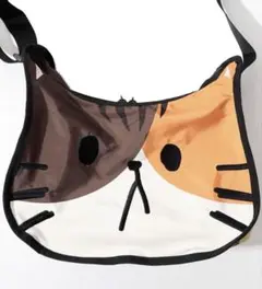 スカラー　scolar 652441：三毛猫と花柄のショルダーバッグ