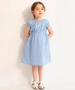 ブランシェス　バックリボンワンピース 120