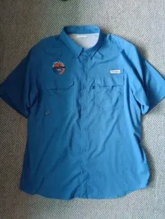 Columbia PFGフィッシングシャツ コロンビア XL ブルー