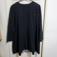 チュニック 黒×チェック