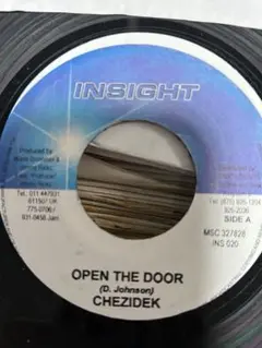OPEN THE DOOR CHEZIDEK レゲエ　レコード