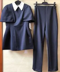 CELFORD 襟付きポンチセットアップ