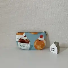 ドーナツ柄のミニミニポーチ