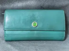 ブルガリ 長財布 カーフ グリーン