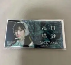 乃木坂46 池田瑛紗 ネーブルオレンジ 個別スクエア缶バッジ