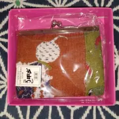 民芸　紬　小銭入れ　綿100%